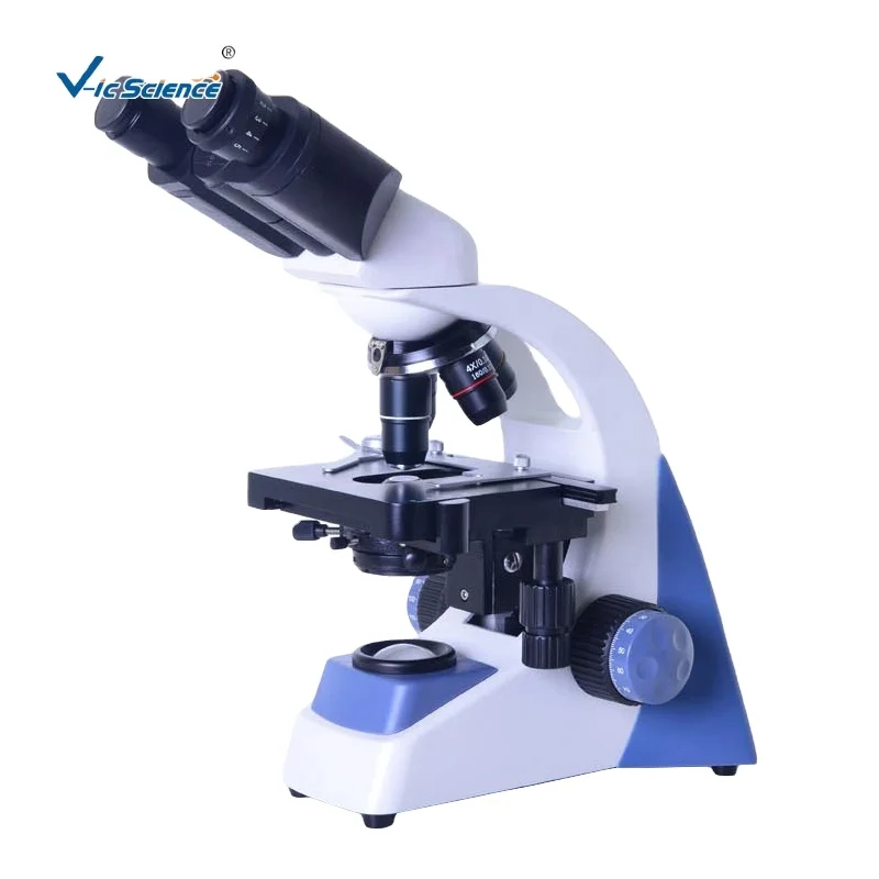 Microscope de laboratoire médical biologique avec tube de traction binoculaire d'objectif 10x spécialement efficace