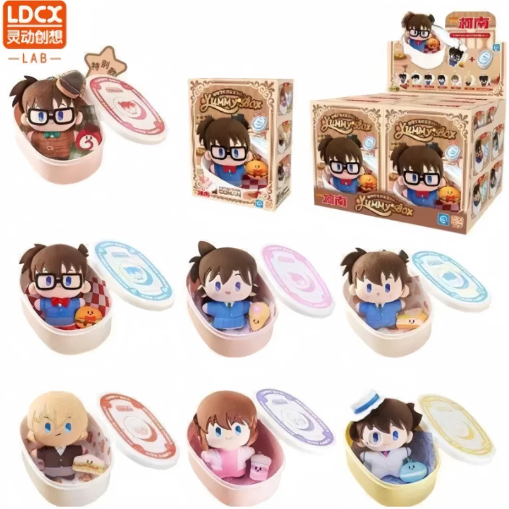 LDCX Serie Detective Conan con Licencia, Caja Sorpresa, Muñeco de Peluche, Colgante para Bolso, Figura Coleccionable Estilo Bento, Regalo Decorativo