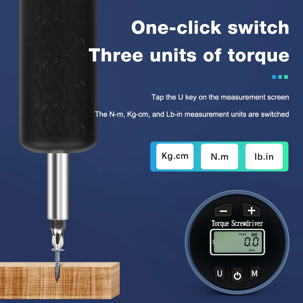 1.2-12N.m Digital Torque Meter Digital Torque Screwdriver1/4\