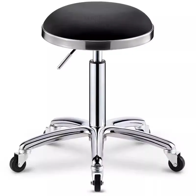 Beauty stool pulley hair salon chair rotating lift round stool barber shop big industry bar stool beauty salon special