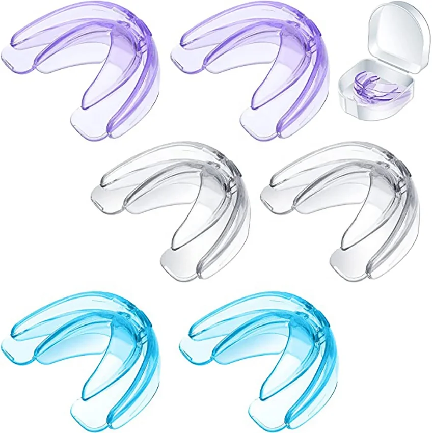 Hot Selling Double Side Sport Mouth Guard For Kids Youth And Adults For Boxing MMA Martial Arts Hockey Free Carrying Case