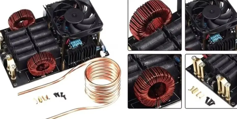 Induction Heating Board Module 12-40V 1000W For Zvs Power Supply For DIY Quenching Annealing Heat Treatment Tool