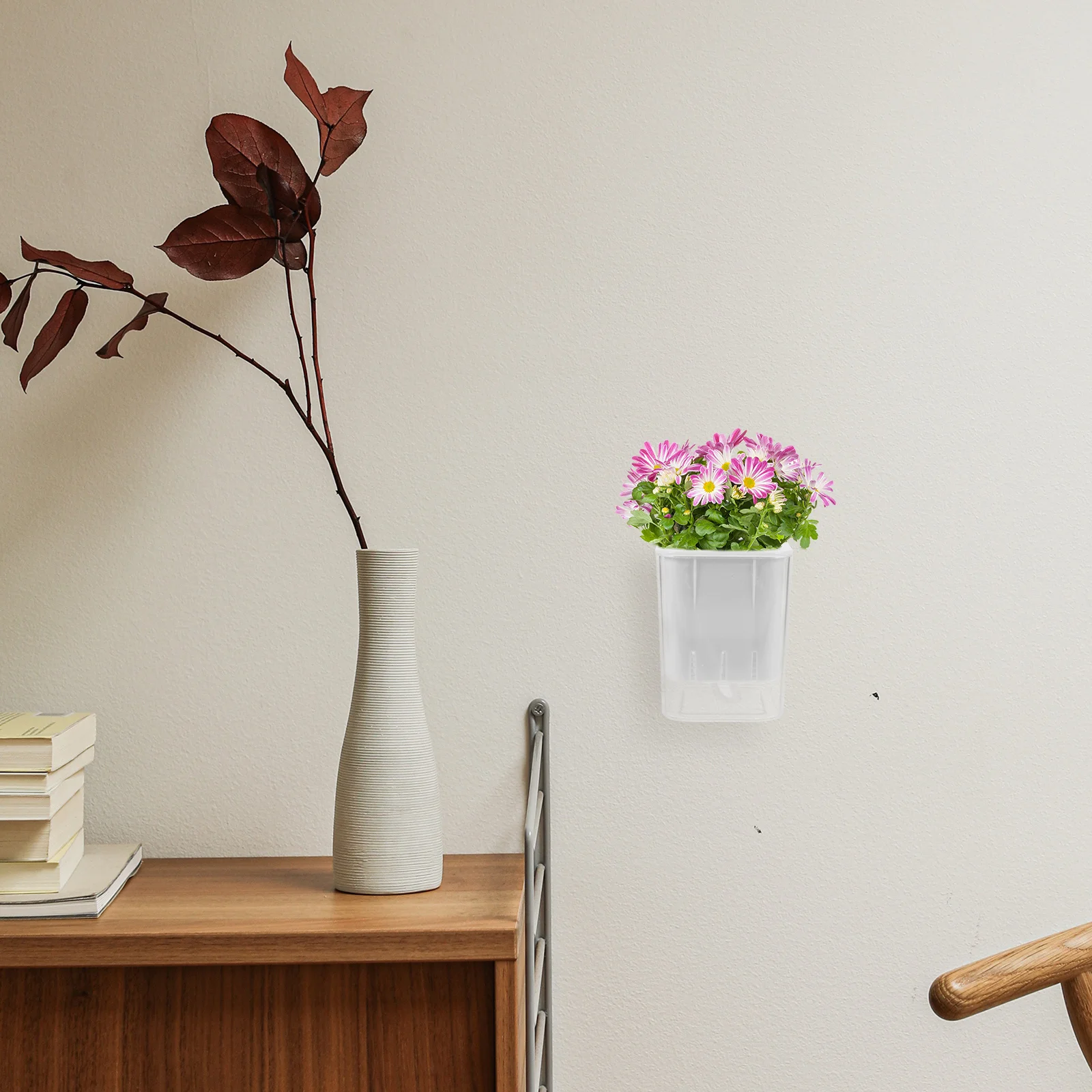 

Pegboard Flowerpot ABS Plastic Hanging Basket Organizer for Small Plants Craft Supplies Storage Pegboard Accessories