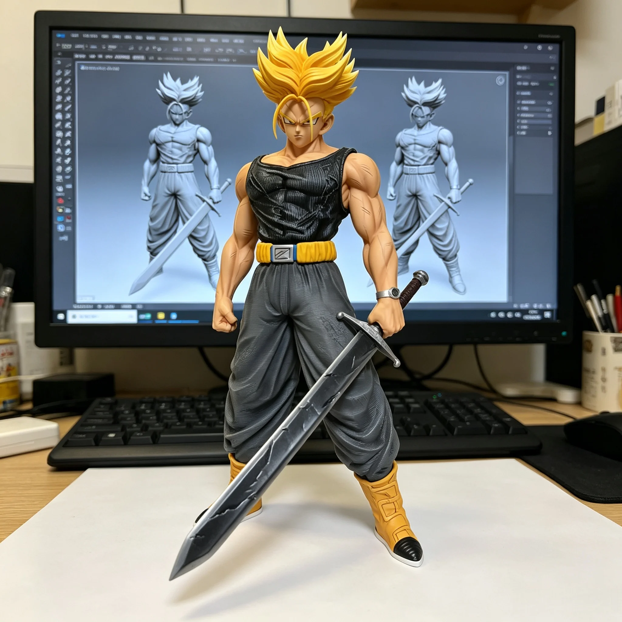 21.5cm/8.5in Anime Dragon Ball Trunks
