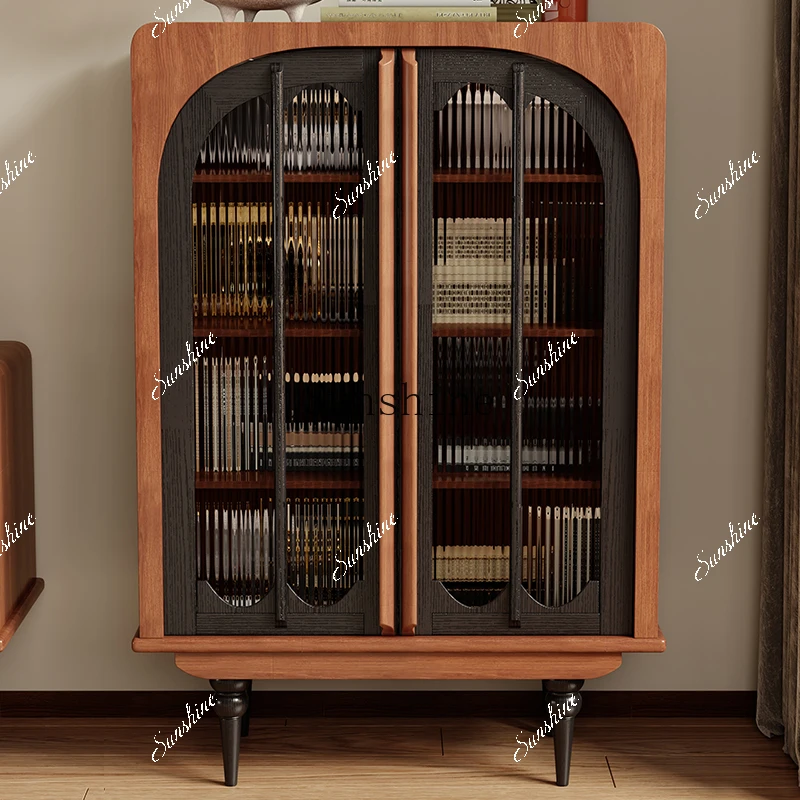 

American retro simple living room household small apartment storage decorative cabinet FT