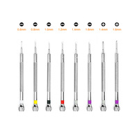 Watch repair tool set of 8 T2 precision screwdrivers, specifications 0.6-2.0, 13 sizes suitable for watch, phone, glasses repair