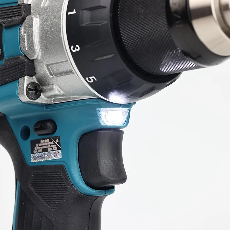 Imagem -02 - Makita-chave de Fenda de Metalurgia Recarregável Impact Driver Furadeira Elétrica Ferramenta Bare Dhp489