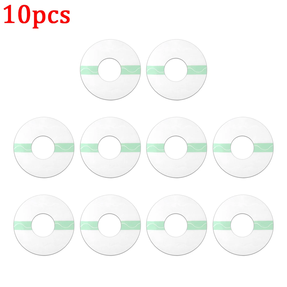 10/20/30/40/50 sztuk plastry samoprzylepne czujnik stały przezroczysty wodoodporny swobodny styl łatka Fixic Overpatch taśma okrągły owalny ton skóry
