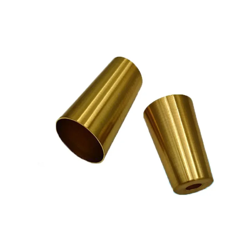 Golden Cone-shaped Imitation Copper Foot Cover Furniture Accessories Wooden Leg Protection Cover Table Chair Decoration Cover