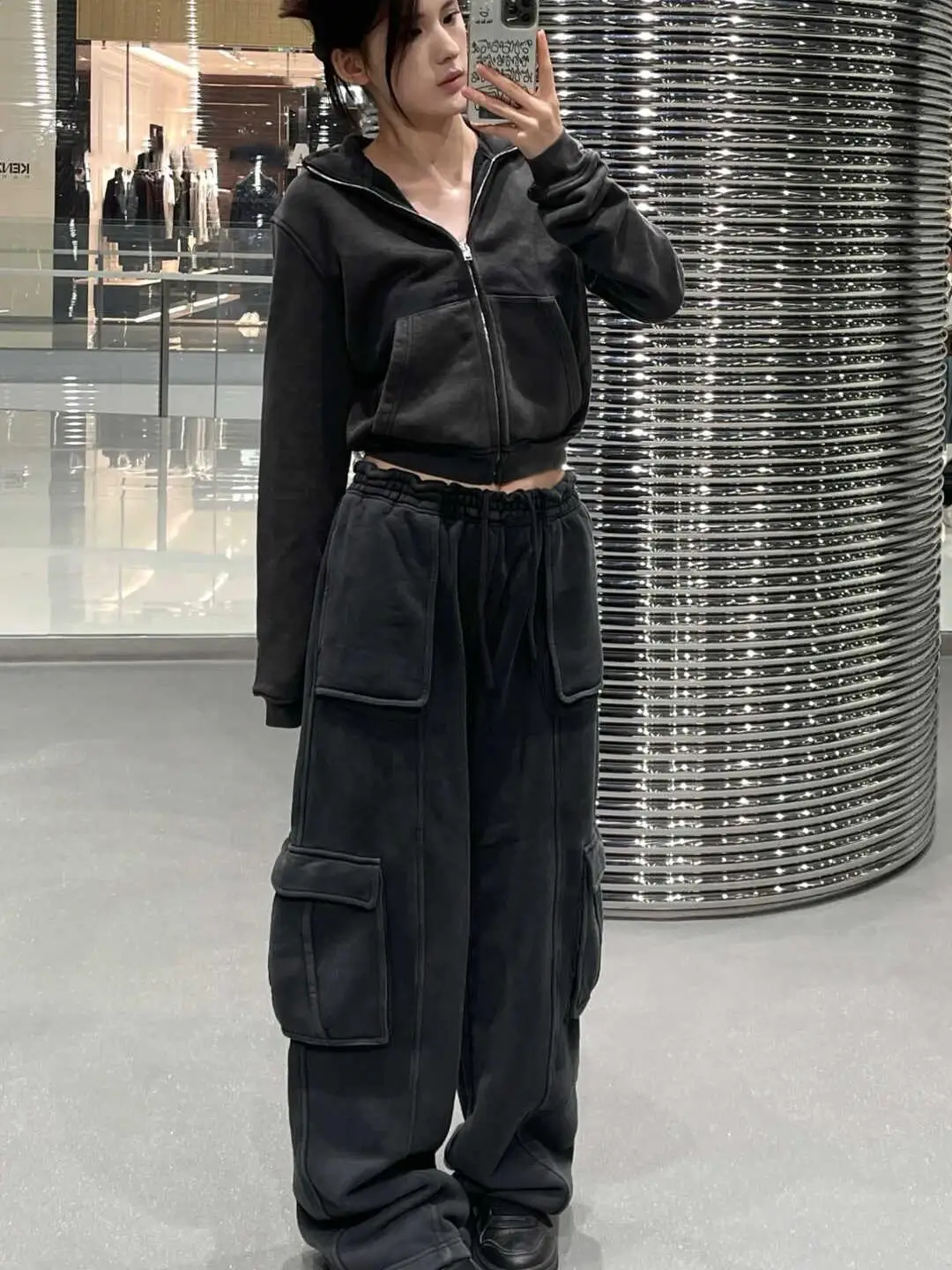 Thiened Vintage Werkkleding Lange Broek En Jaet Set Casual Faion Dames Groot Formaat Lente Katoenen Pak van XANDER-BIRD