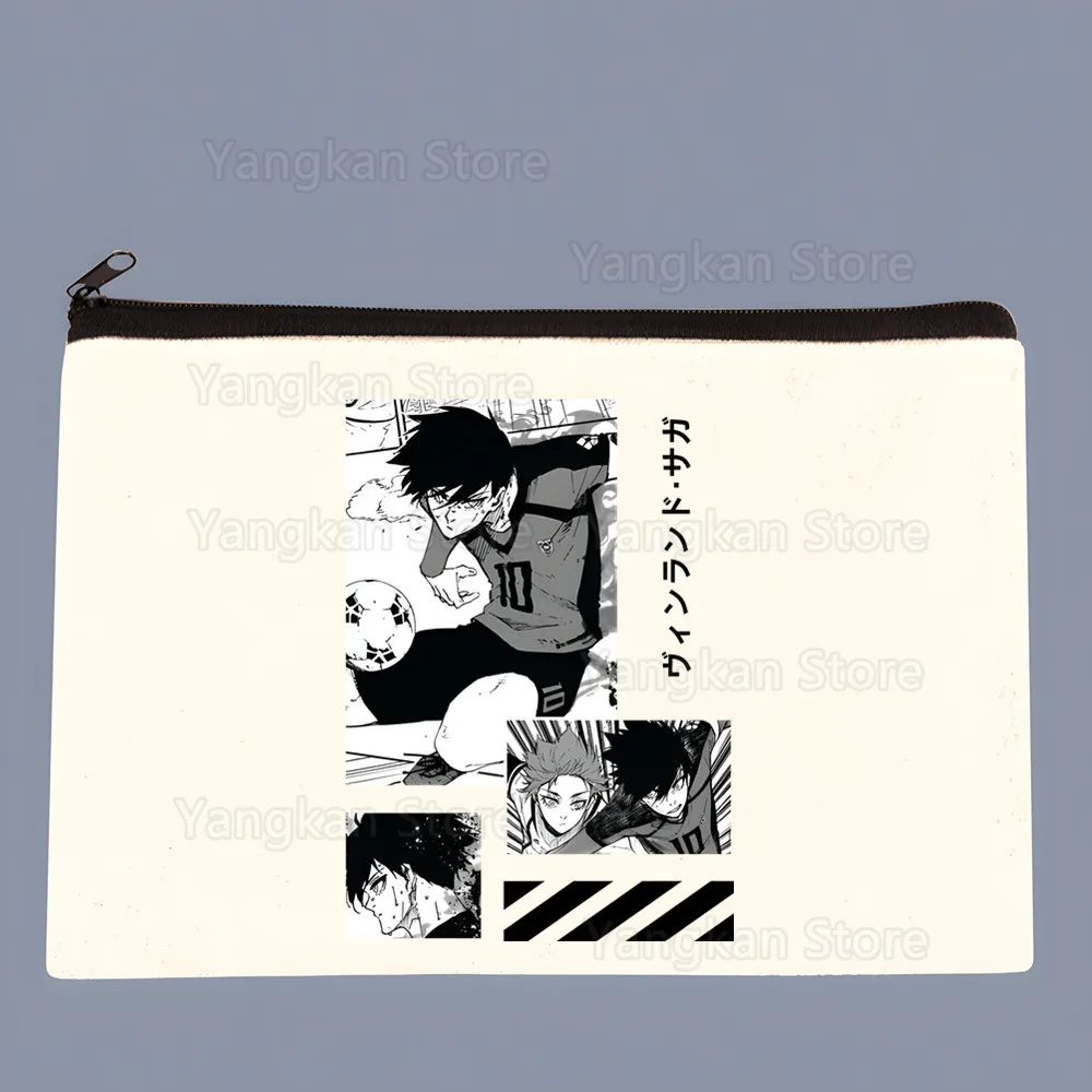 الأزرق قفل ناجي Seishiro تخزين سستة حقيبة قماش حقائب مستحضرات التجميل السفر العطور أحمر الشفاه الحقيبة المحفظة هدية للحياكة #2