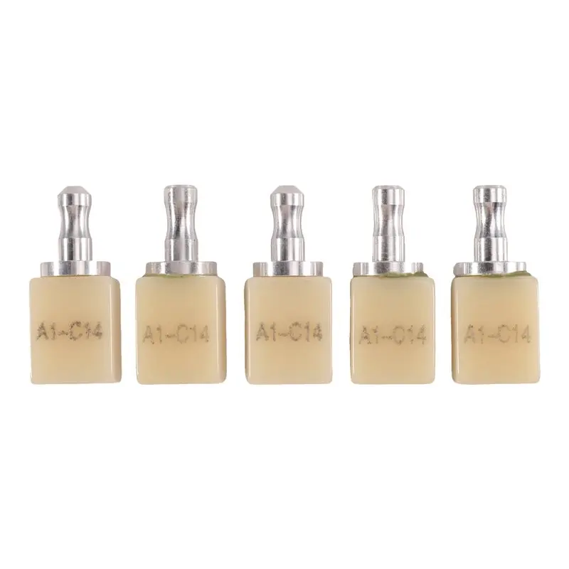 AA20- Lab Resin PMMA Monolayer Block C14-A1-5PCS For For CAD/CAM Sirona CEREC Supplies Material Dentist
