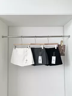 Spring 2025 Chic ey Slimming Asymmetric Low Waist Suit orts Skirt Women's Faionable Versatile Commute A-Line  Skirt