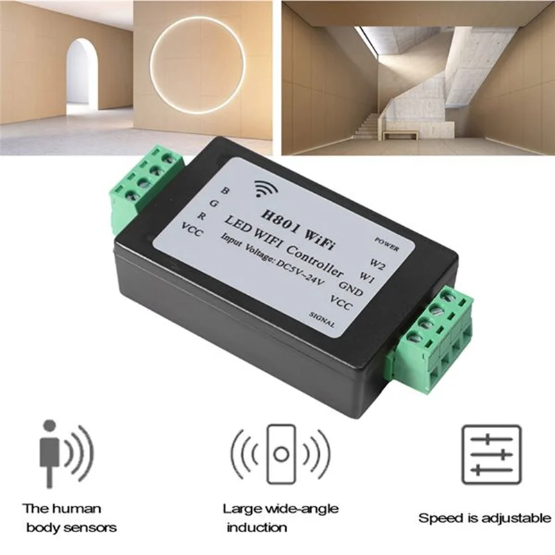 WORTHOWN-RGBW LED Controller WIFI Controller H801 RGBW LED WIFI Controller LED RGB Controller For5050 RGBW Controller