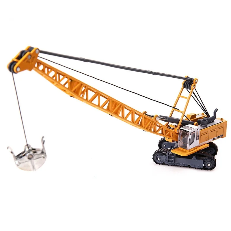 Alloy Engineering Vehicle Car Model 1: 87 Tower Cable Excavator Tower Crane