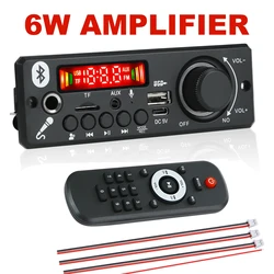 6W DIY MP3 Decoder Board 5V 2x3W Amplifier Bluetooth 5.0 MP3 Player Car FM Radio Module Call Recording TF AUX WMA WAV FLAC APE