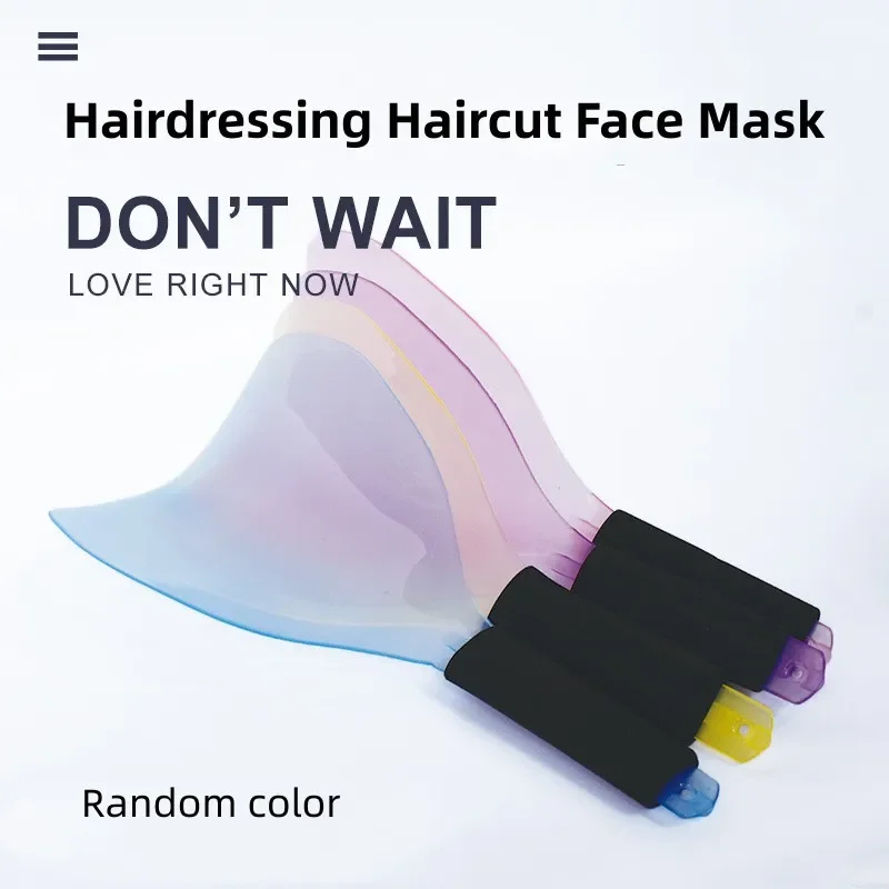 

1Pc Hairdressing Haircut Face Mask Shield Cover Hair Cutting Dyeing Protector Salon Hairdresser Styling