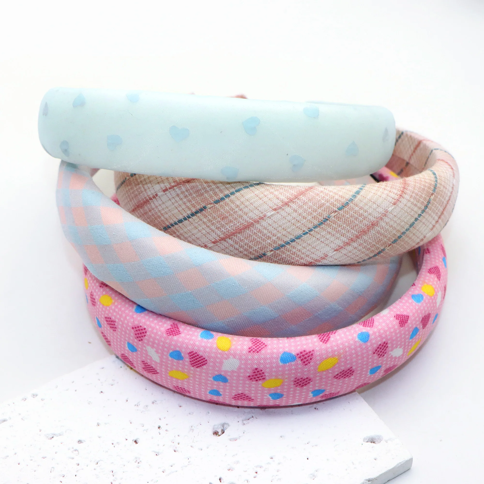 

Heart Versatile Wide Padded HeadBand, High-End Sponge HairBand,Hair Band Hair Accessory For Womens Girls Daily Outdoor Wear