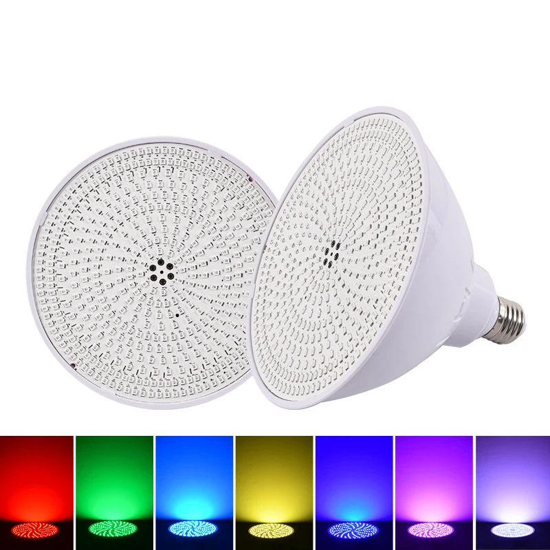 new-par38-light-source-e27-underwater-light-source-seven-color-remote-control-ac120v-pool-light-replacement-light-source