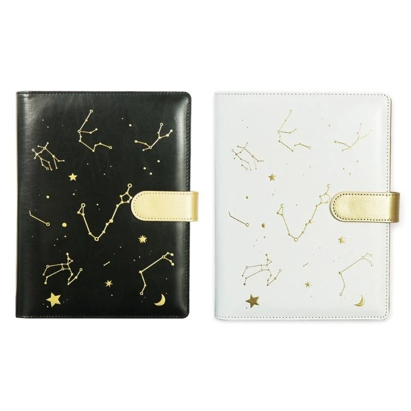 97QB Stationery Notebook Lose Leaf Notebook Business Notebook Constellations Journal