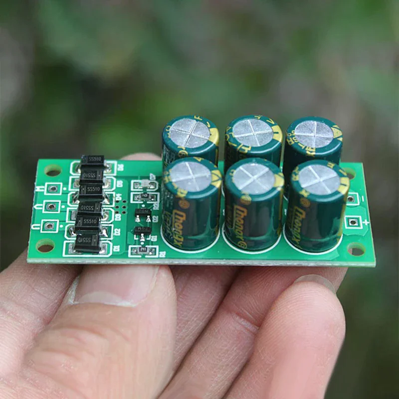 24V 3A Three-Phase Rectifier Bridge Small Generator Rectifier Board Brushless Brush DC Generator Filter Board Module