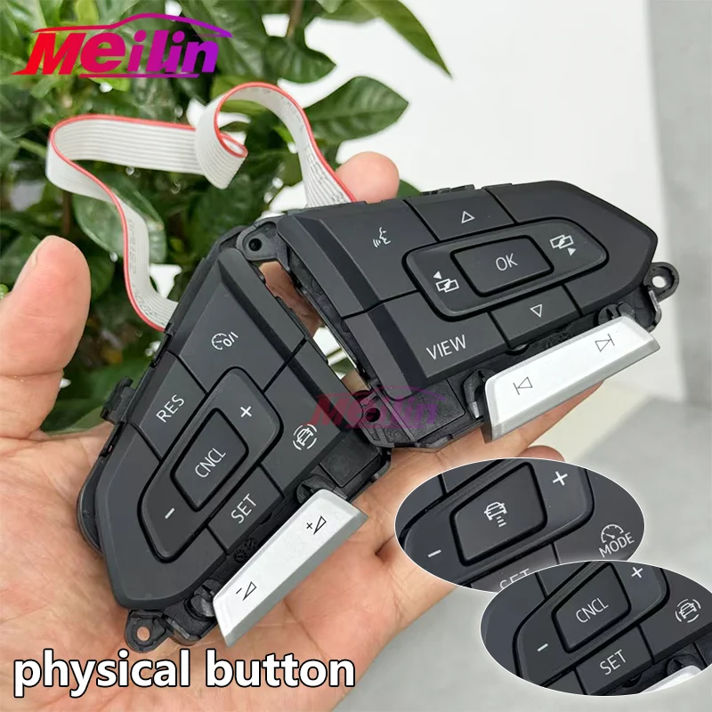 

Подходит для кнопок рулевого колеса Volkswagen 2GM 959 442 A 2GM 959442A CNCL, кнопка рулевого колеса стандартного типа