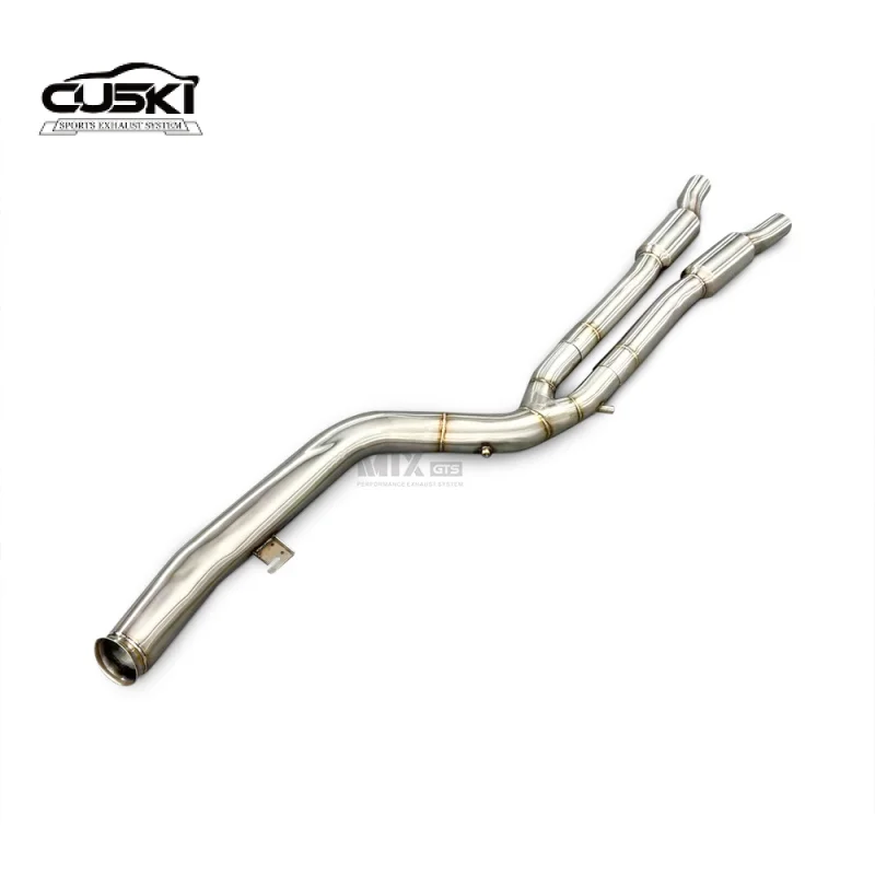 Stainless Steel Automotive Y-Pipe Tuned Exhaust Midpipe for BMW 840 G15 G16 3.0T 2019-2023 Car Exhaust System