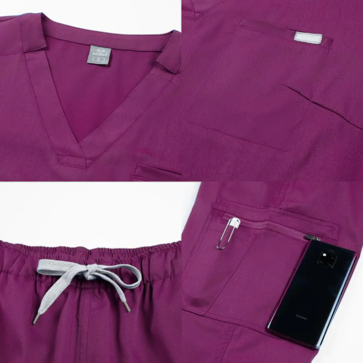 Conjunto de uniforme médico para enfermera, traje de cirugía Dental, ropa de trabajo para sala de operaciones, bata de trabajo para Hospital, venta al por mayor