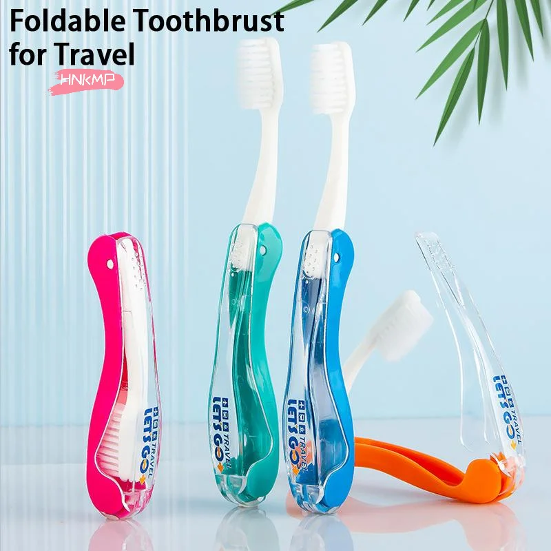 

1Pc Portable Disposable Foldable Soft Bristle Toothbrush Hygiene Oral Travel Camping Tooth Cleaning Tool