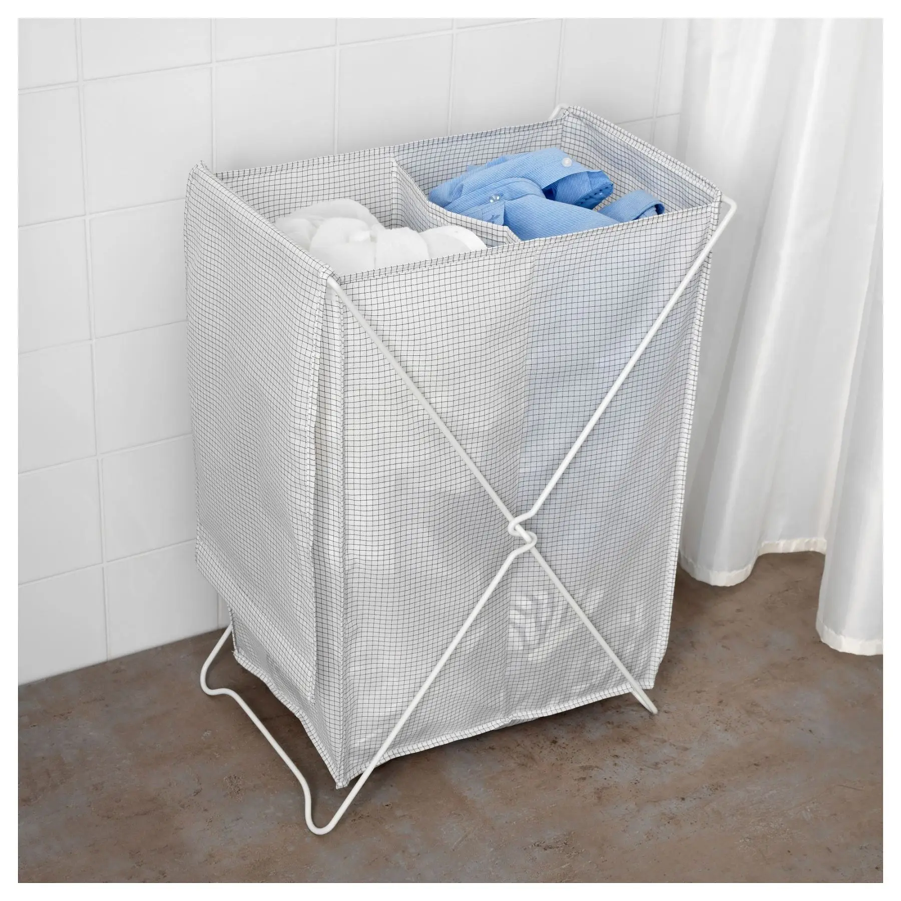 Collapsible dirty laundry basket waterproof fabric storage basket for clothes toys home bathroom laundry organizer bag