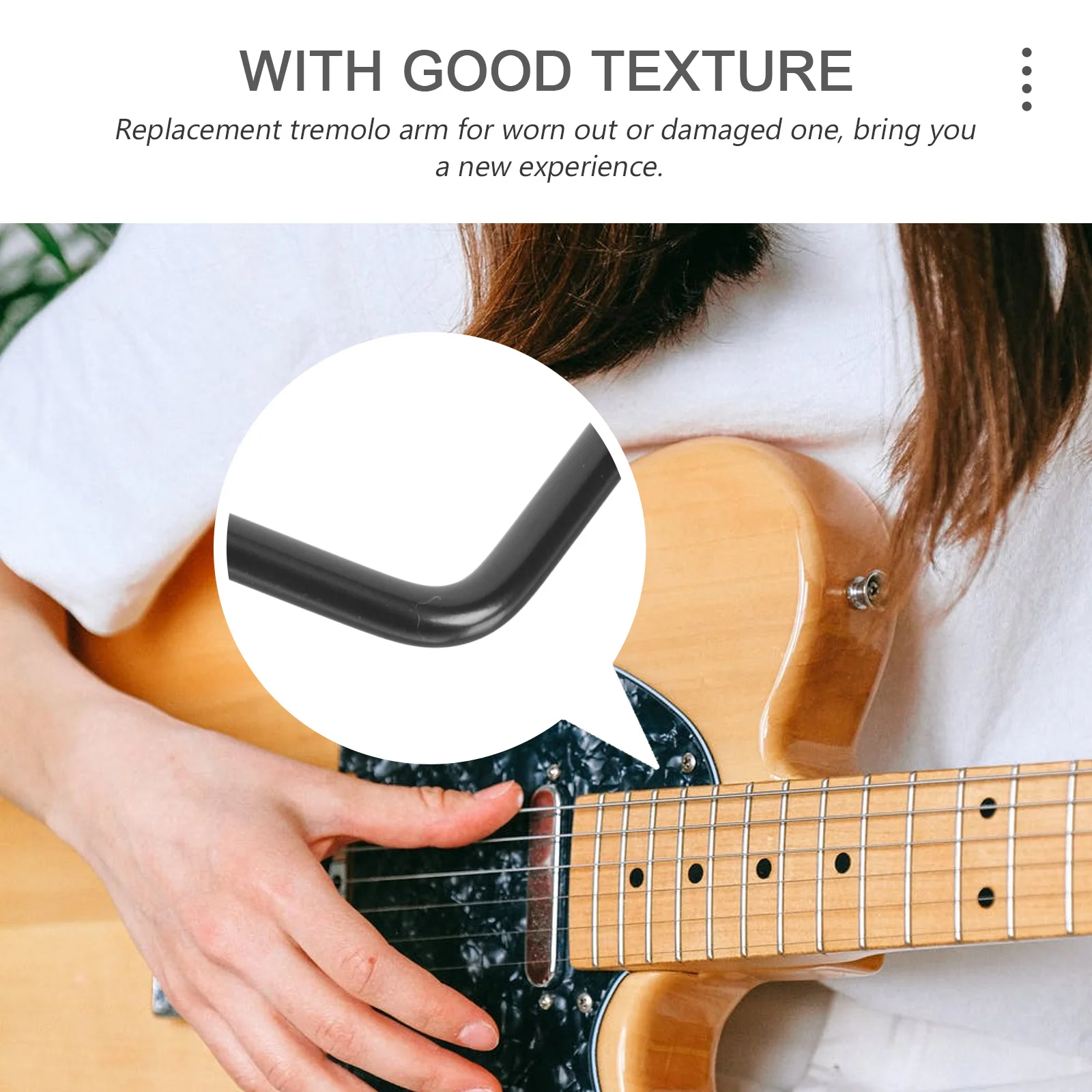 

Electric Guitar Part Sturdy Iron Vibrato Arm Simple Use Quick Installation Practical Accessory Whammy Bar Electric Guitar Part