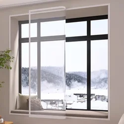 New style Winter window windproof and warm film sealing plastic cloth, winter windproof curtains, cold insulation and antifreeze