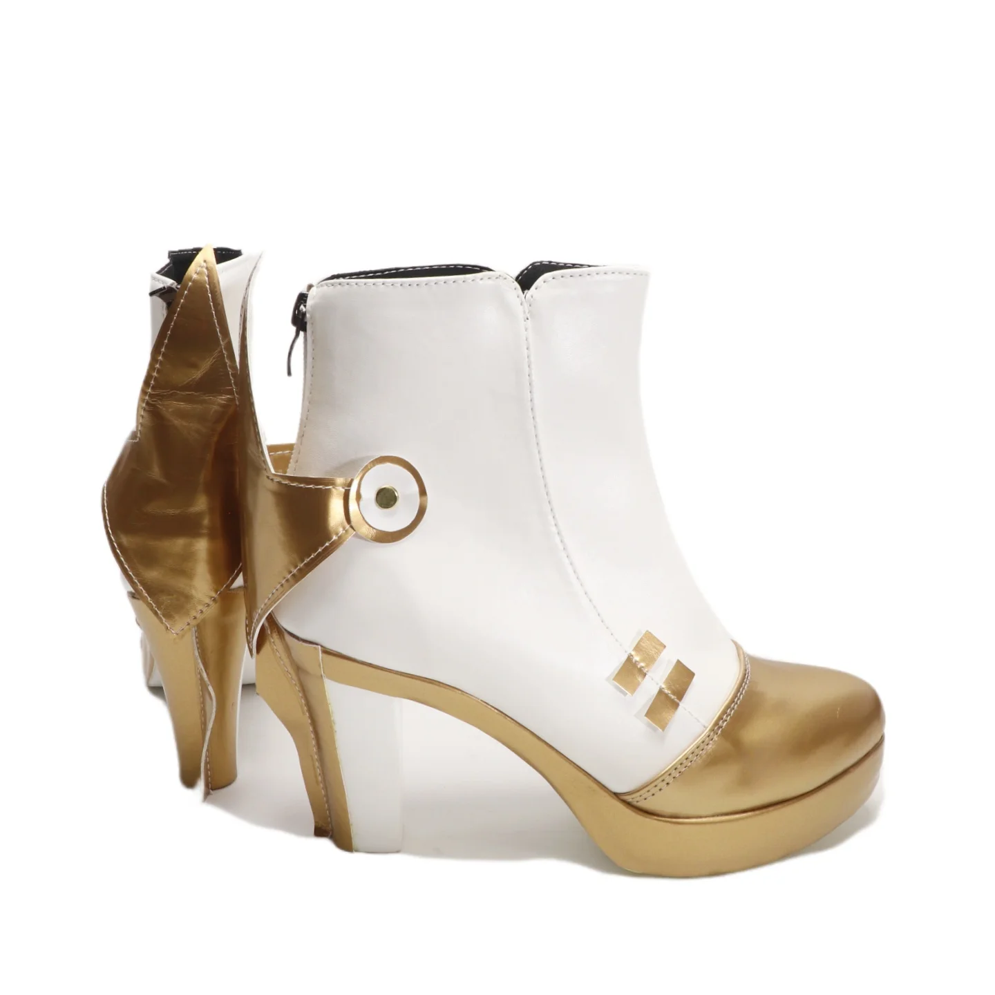 Genshin Impact Ineffa Cosplay Shoes Boots High Heel Shoes Mechanical Girl Roleplay Halloween Party