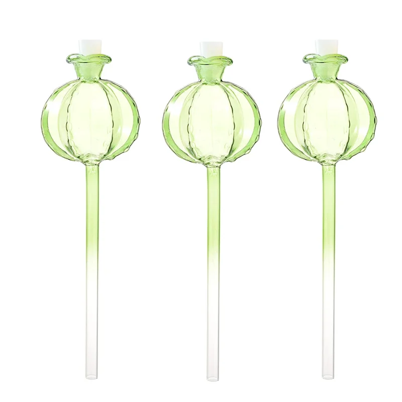 

A21I-3 Pcs Self Watering Globes Blown Plant Watering Devices For Indoor Plants Cactus