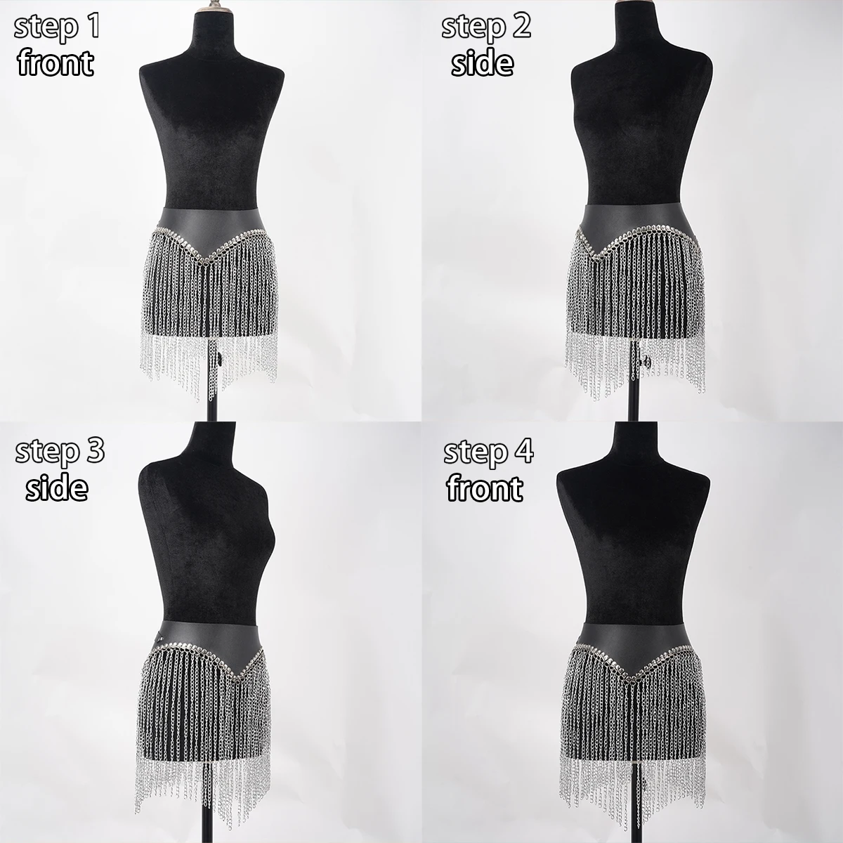 Fashion Belt Female Street Style Waist Chain Tassels Belt Adjustable casual wild Decorative Belt Gothic Clothing Accessories