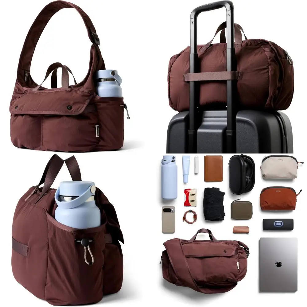 

Traveler's Dual-Compartment Bag: Organized, Padded for Comfort