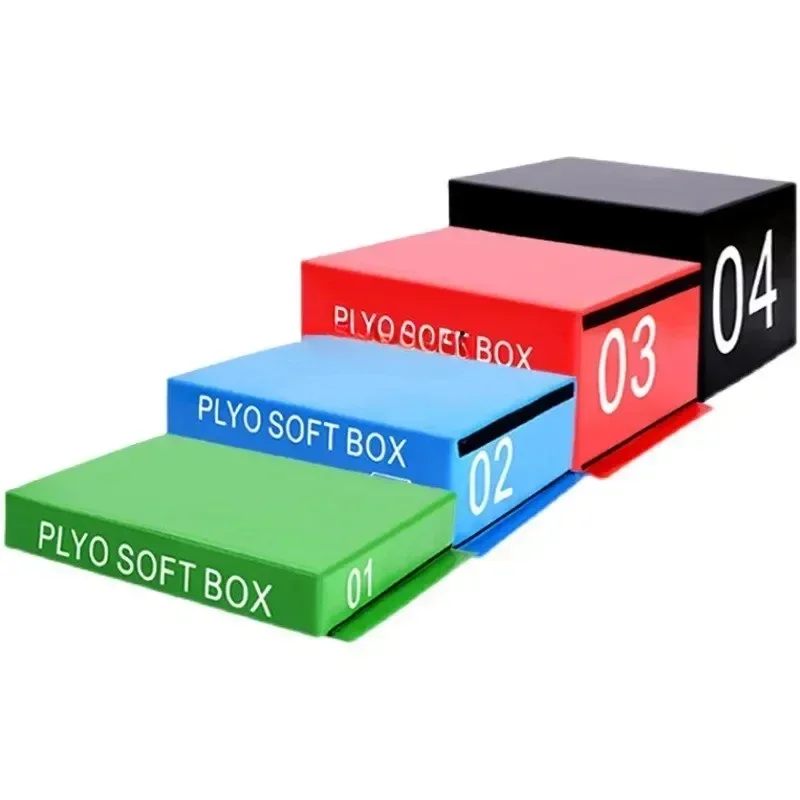 Software Training Gym Bounce Four in One Combination Step Box Fitness Jumping Box