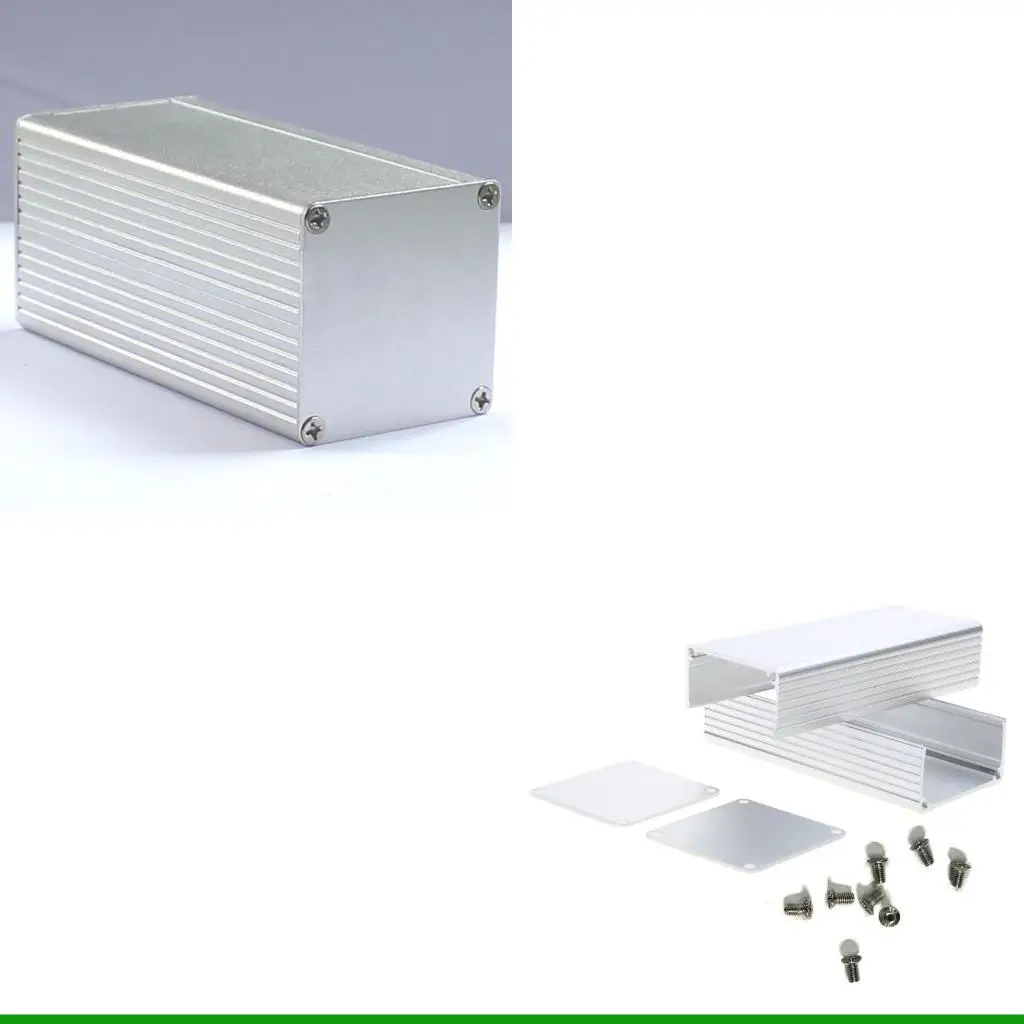 

U55C Extruded Project Enclosure Metal Waterproof Electric Box Aluminum Power Amplifier Chassis 3.94x1.81x1.81in(LxWxH)