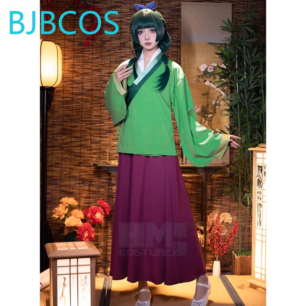 

Anime Maomao Cosplay Costume The Apothecary Diaries Kimono Mao Mao Uniform Wig Outfits Halloween Carnival Party For Women