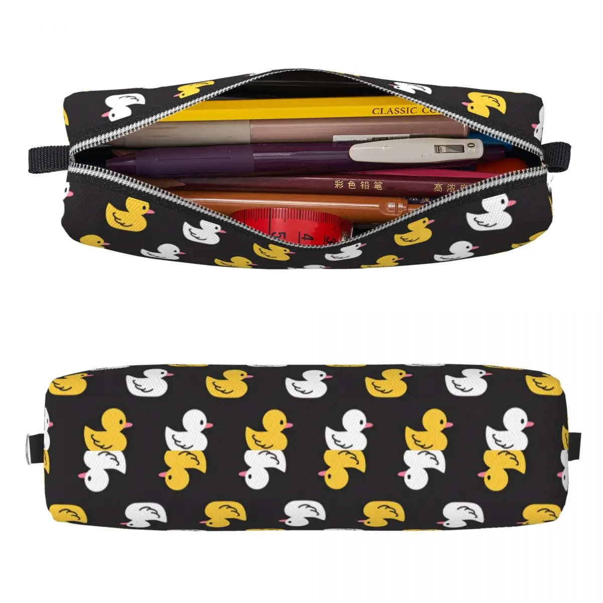 Fun Cute Duck Cartoon Pencil Case Pencil Pouch Pen for Student Big Capacity Bags Office Gift Stationery