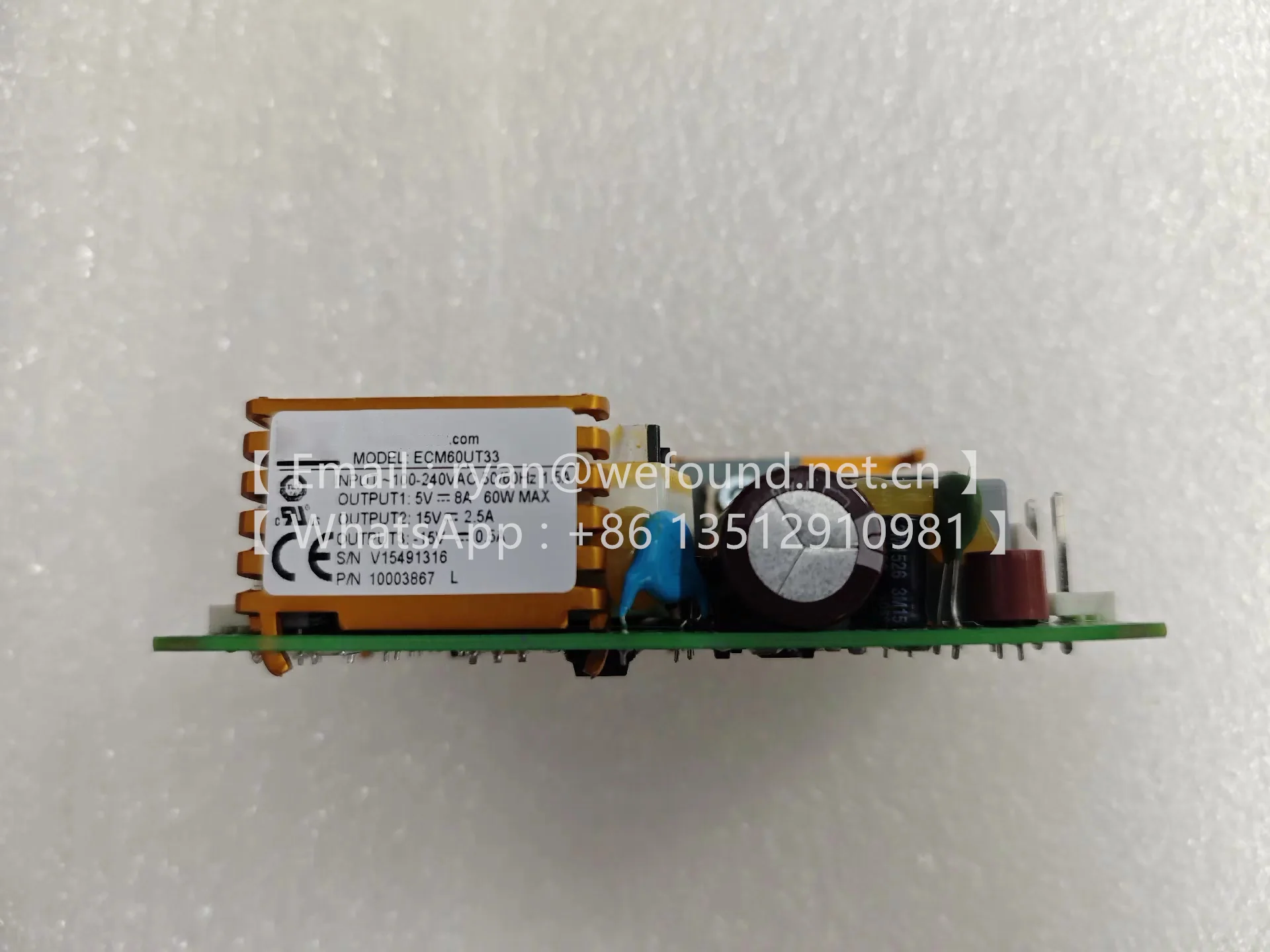 ECM60UT33 Embedded PCB Power Conversion Module
