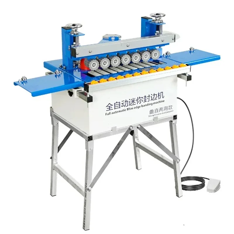 WF580 Fully Automatic Mini Edge Bander Compact, Small-Size Wood Edge Bander for Curved Surfaces Suitable for Both Curved