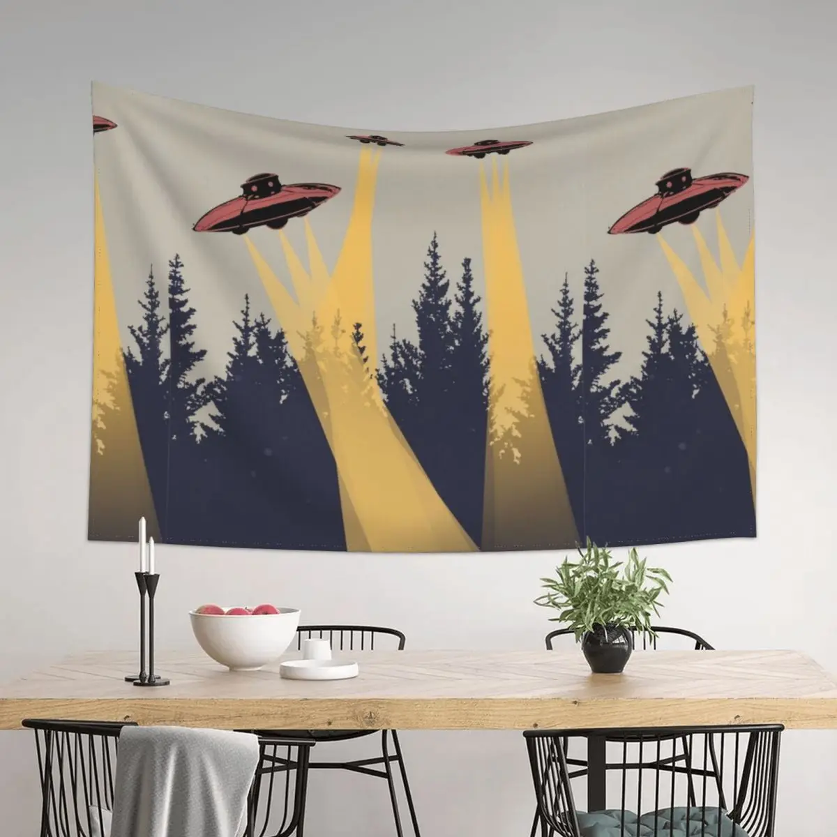 

Alien INVASION Tapestry Decoration Pictures Room Wall Tapete For The Wall Decoration For Rooms Decor For Bedroom Tapestry