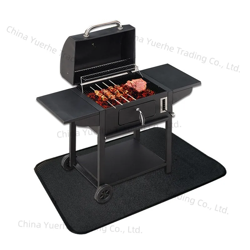 

Двусторонний силиконовый уличный коврик для барбекю, пожарный коврик, коврик из стекловолокна, уличный пожарный гриль для барбекю, пол