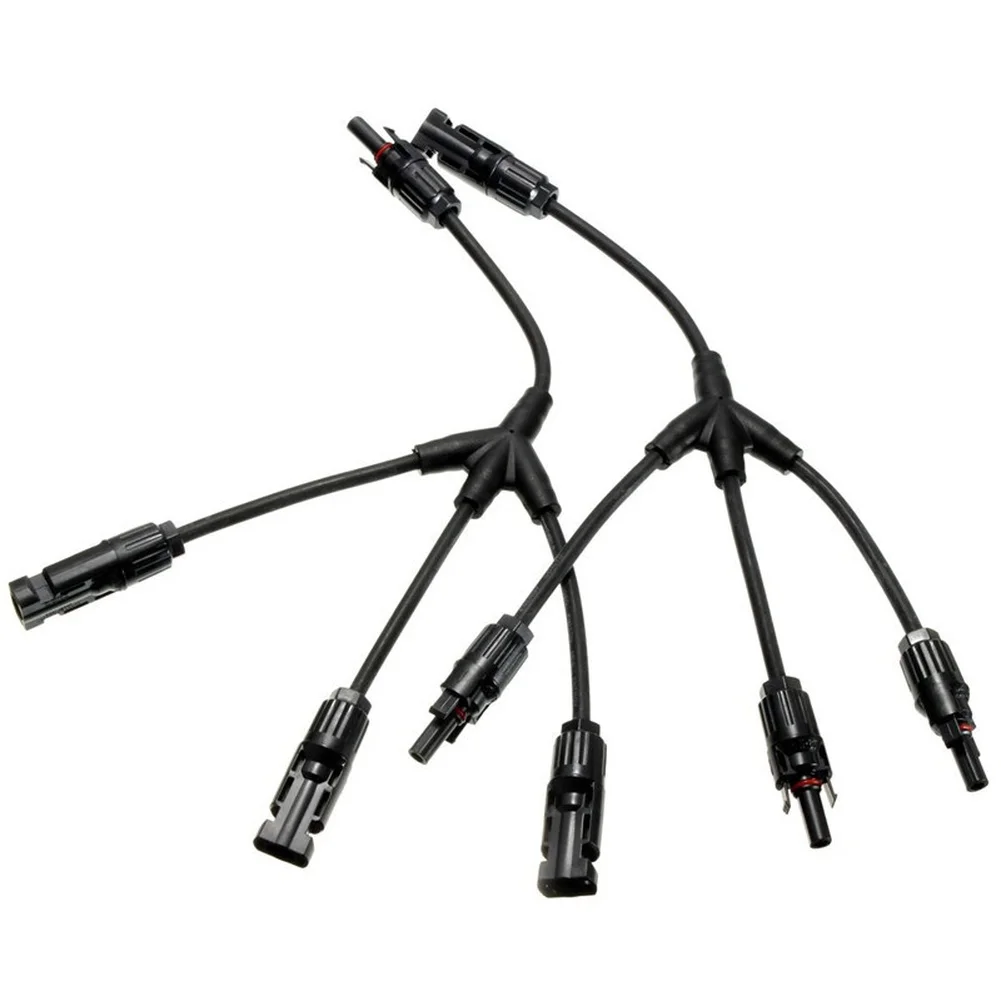3 to 1 Solar Y Branch Connector for PV Cable Management with Tool-Free Locking Mechanism and Weatherproof Seal