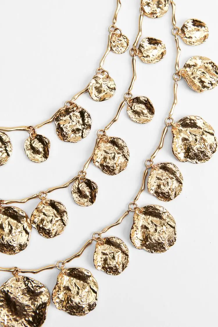 2025 New Golden Vintage Punk Medallion Coins Metal Choker Earrings Women Jewelry Sets Indian Statement Large Collar Necklace - view 6