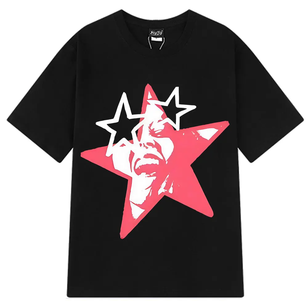 Camiseta con gráficos de la gira de la cantante Chiara Oliver, camisetas estéticas de moda para hombres y mujeres, camisetas informales de algodón de manga corta, ropa de calle