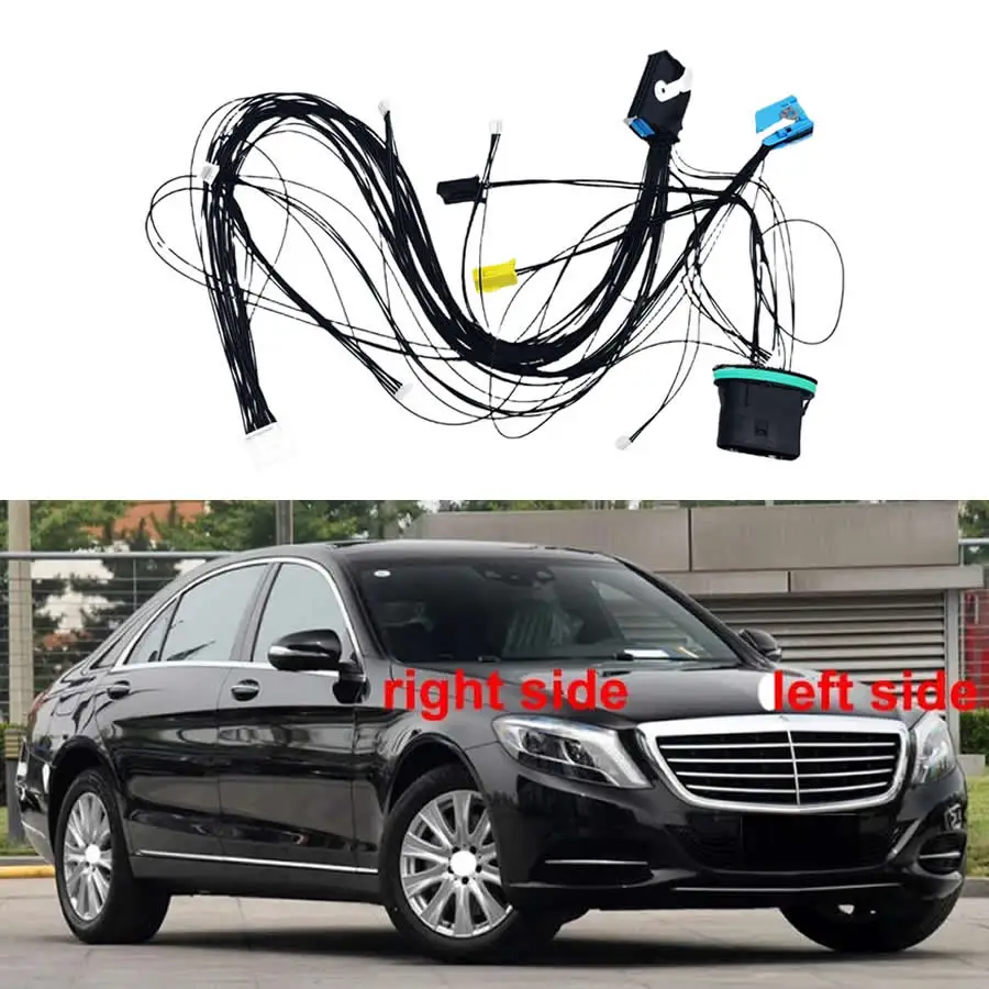 For 2014-2017 Benz S-Class W222 S300 S350 S600 Headlamp Internal Wire Harness Plug Headlight Wiring Harness 1pcs
