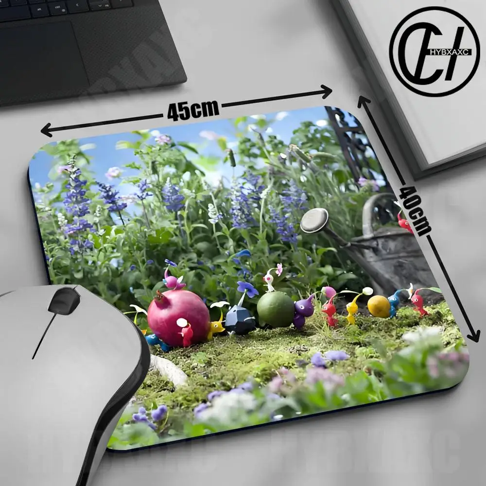 Classic Animation PIKMIN Mouse Pad Multiple sizes Large Square Computer Office Game Table Mats 45x40 Rubber Anti-slip Mousepads