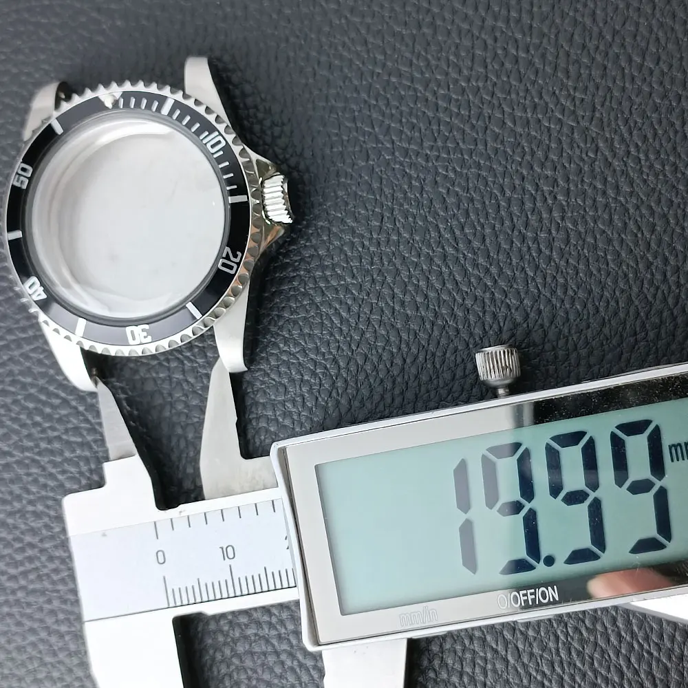 عالية الجودة فضي ريترو حافظة 39.5 مللي متر ساعة رجالية تناسب NH34 NH35 NH36 حركة/القرص صندوق ساعة أوتوماتيكي